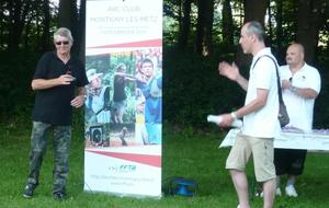 Messieurs les présidents et vice président: du CD57à gauche, de l'ACM à droite.